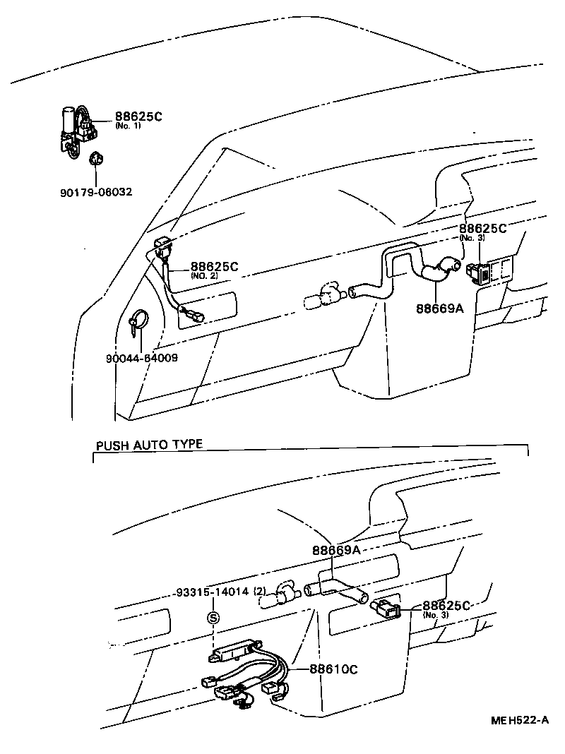55084-32040 DUCT, AIR, SIDE NO.1 RH product image