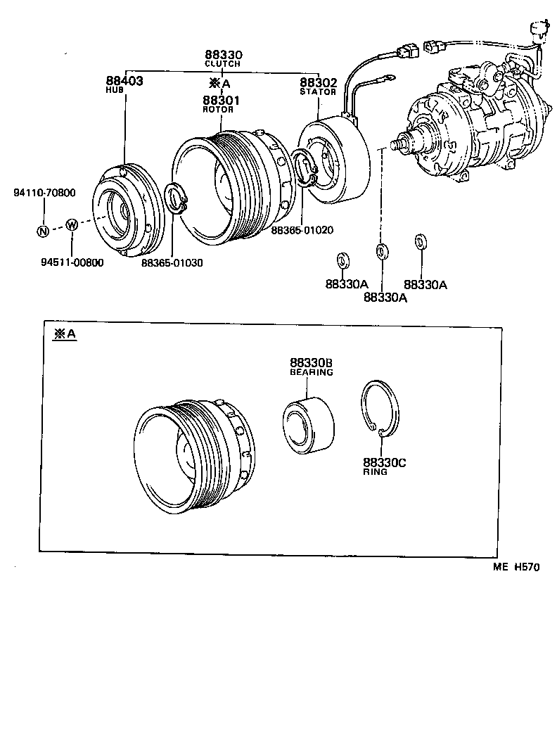 88320-01011 COMPRESSOR ASSY, COOLER product image