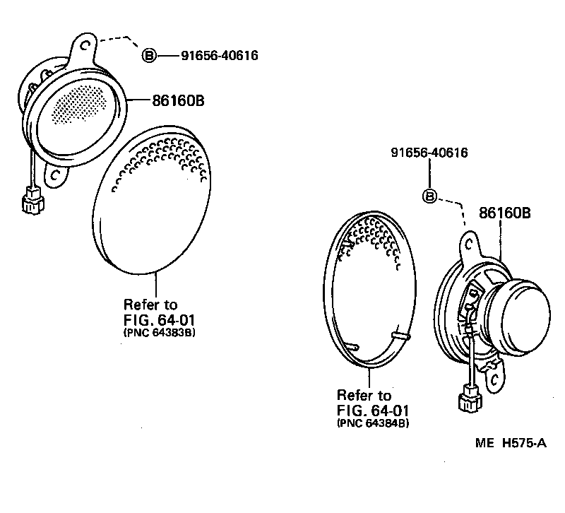 86150-17010 SPEAKER ASSY, W/BOX, NO.1 product image