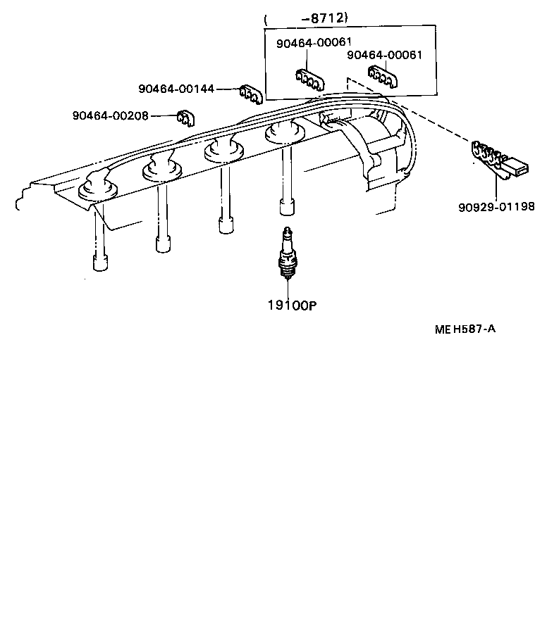 19590-62010 CORD, COIL RESISTIVE product image
