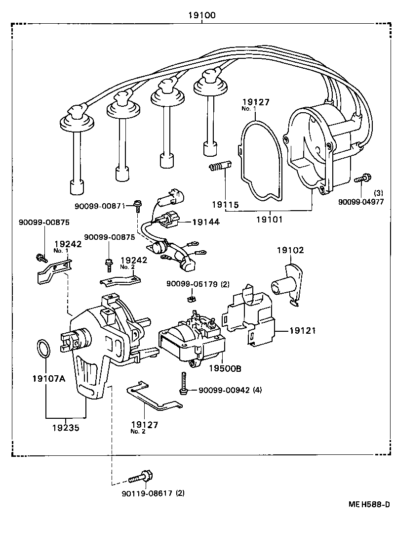 90099-14089 RING, O, DISTRIBUTOR HOUSING product image