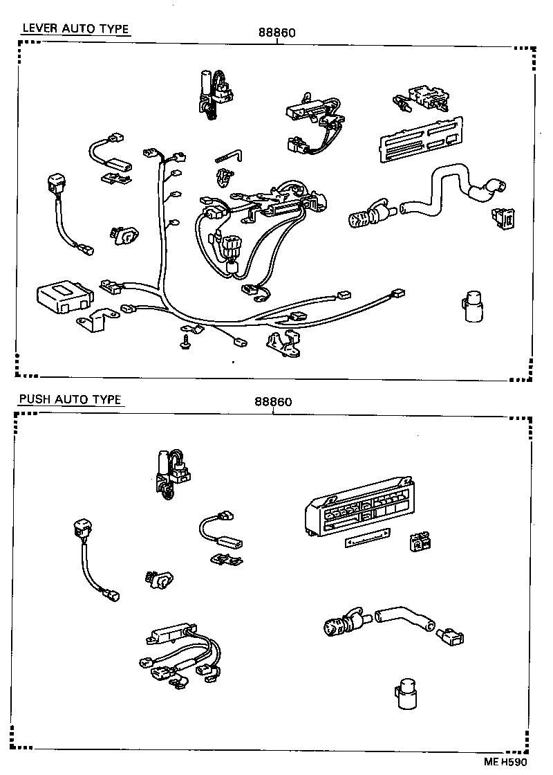 88830-32090 AIR CONDITIONER & ACCESSORY SUB-ASSY, NO.2 product image