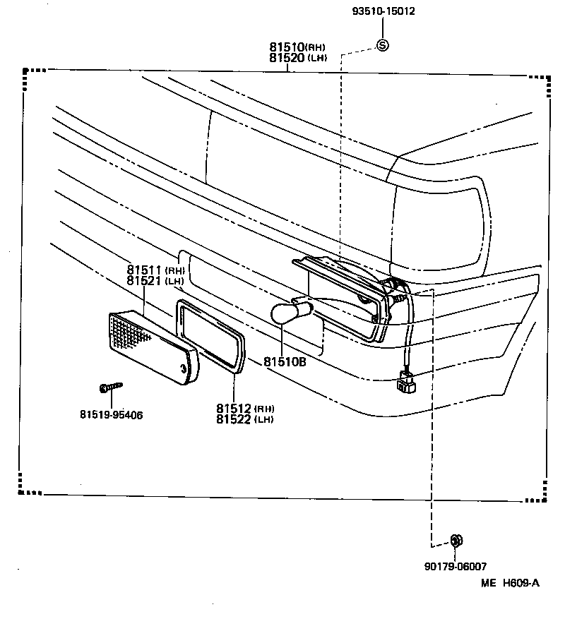 81511-22320 LENS, FRONT TURN SIGNAL LAMP, RH product image