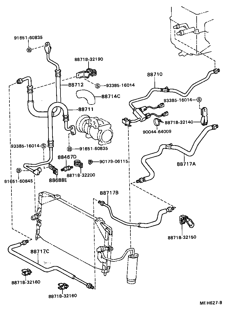 88460-32080 CONDENSER ASSY, COOLER product image