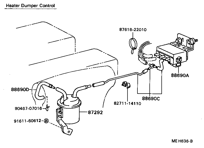 88648-22110 WIRE, AIR CONDITIONER product image