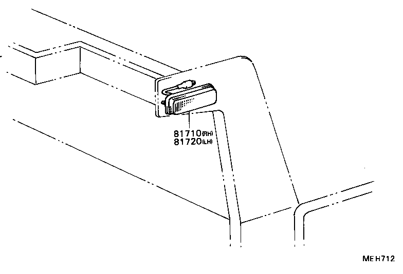 81710-93100 LAMP ASSY, FRONT MARKER, RH product image