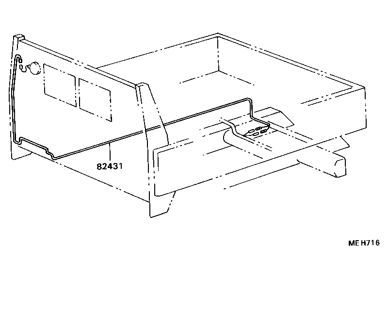 90480-32015 WIRING ASSY, DOOR LOCK product image