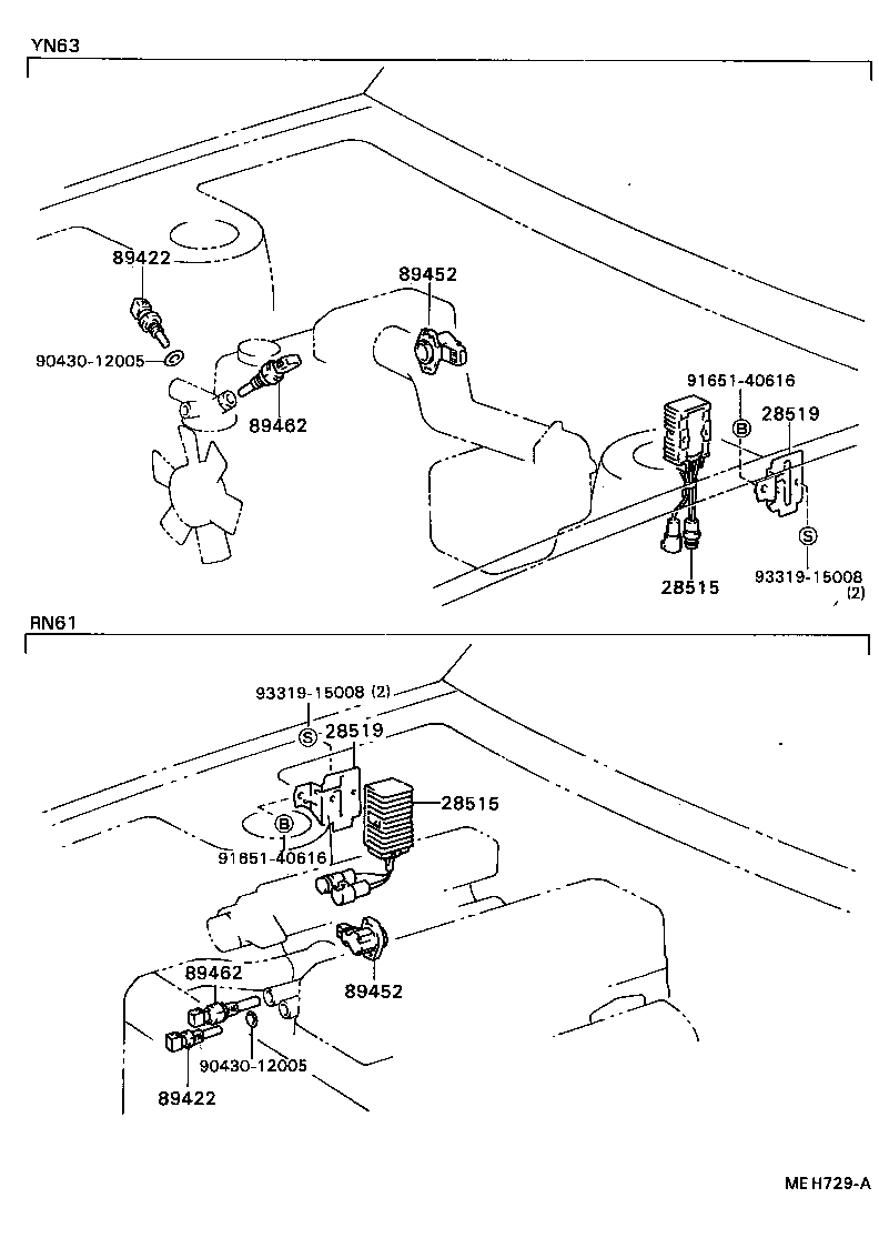 89669-35010 BRACKET, ENGINE CONTROL COMPUTER, NO.3 product image