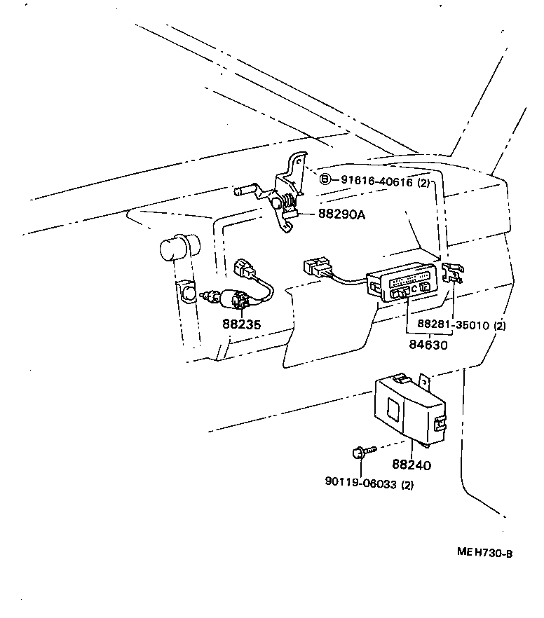 88200-35141 ACTUATOR ASSY, CRUISE CONTROL product image