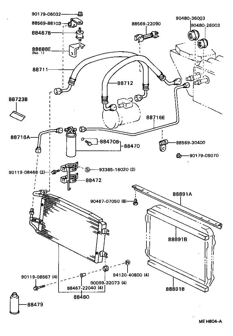 88578-95110 PACKING B (FOR COOLER) product image