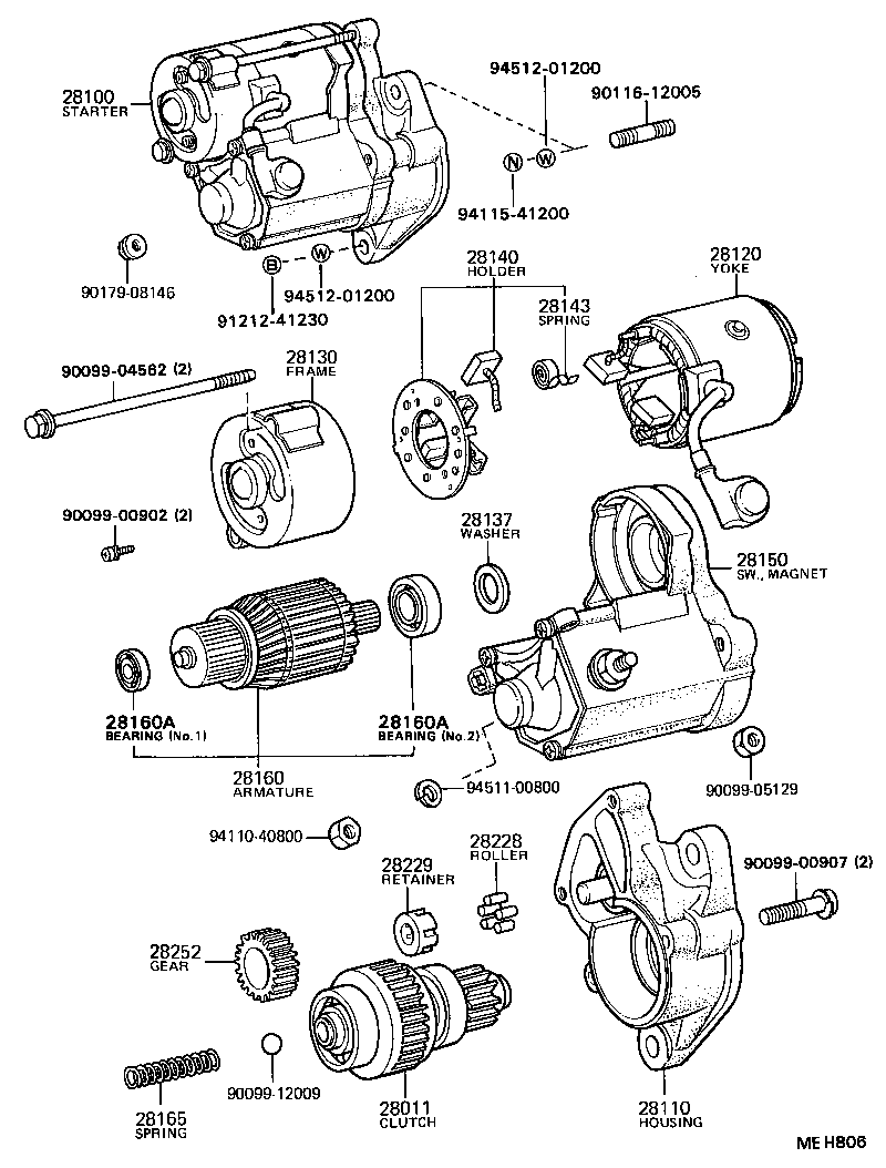 28150-56212 SWITCH ASSY, MAGNET STARTER product image