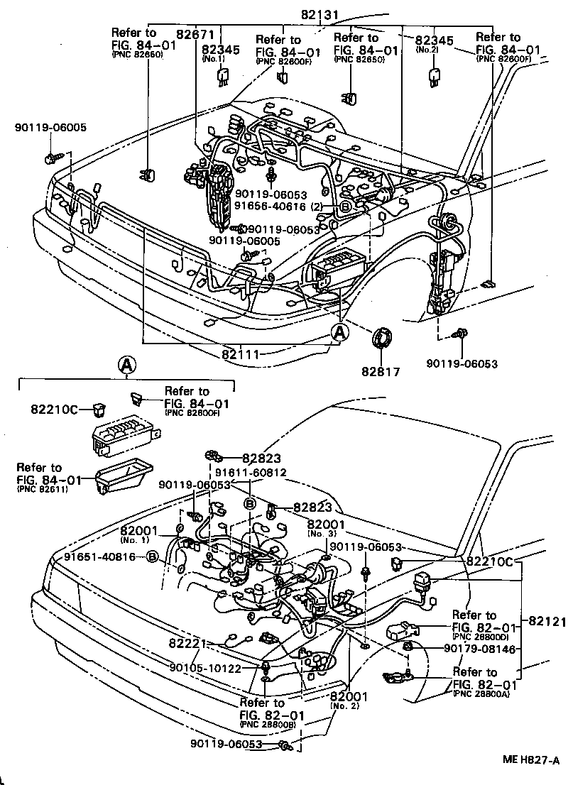 82121-16261 WIRE, ENGINE product image