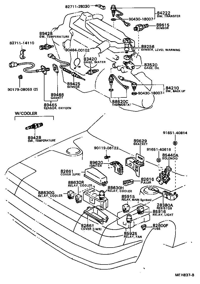 89466-20010 GASKET, OXYGEN SENSOR product image