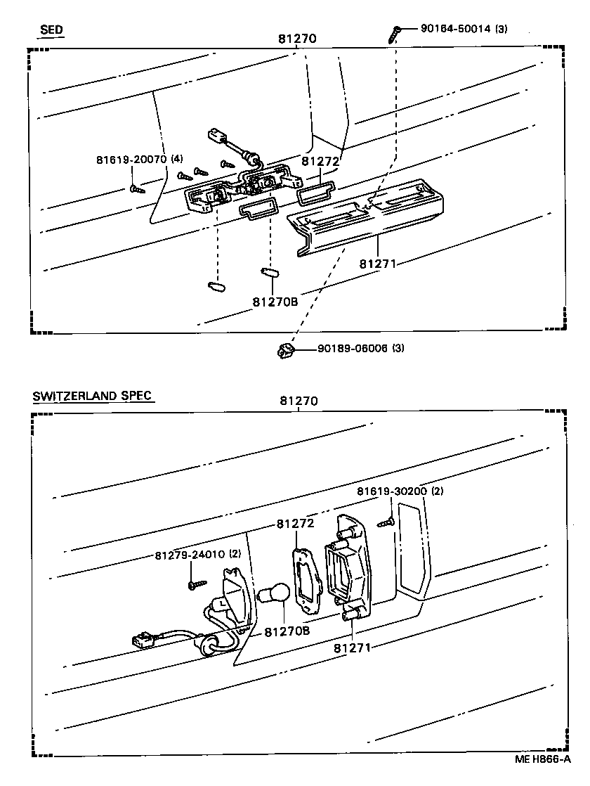 81272-32100 GASKET, LICENSE PLATE LAMP LENS product image