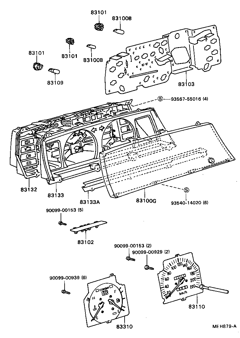 83131-32470 DIAL, METER, NO.1 product image
