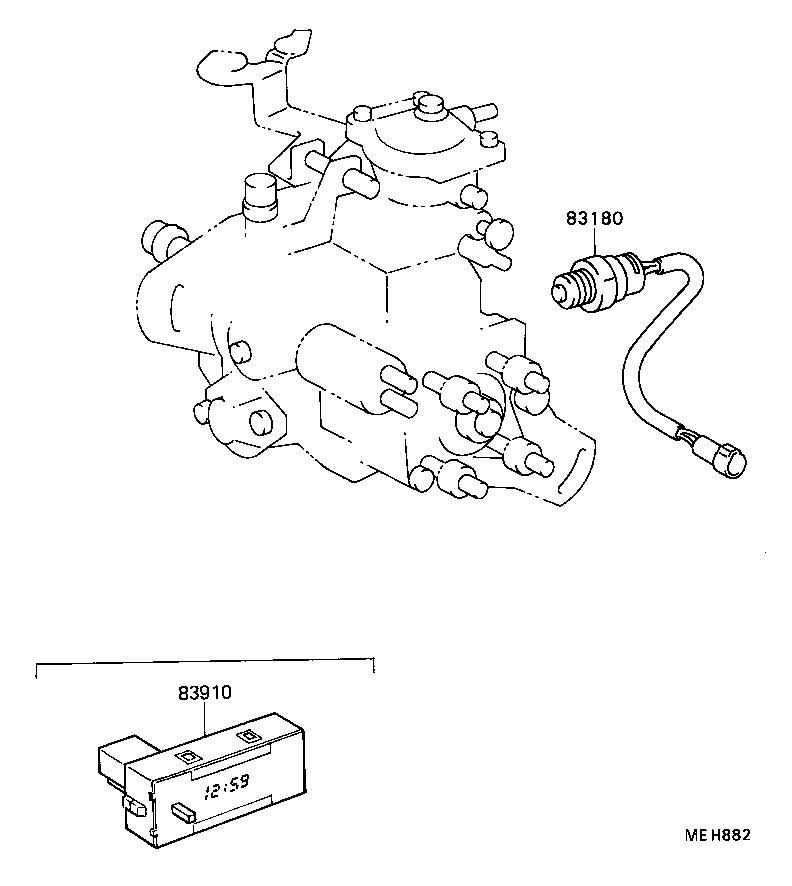 83131-32470 DIAL, METER, NO.1 product image