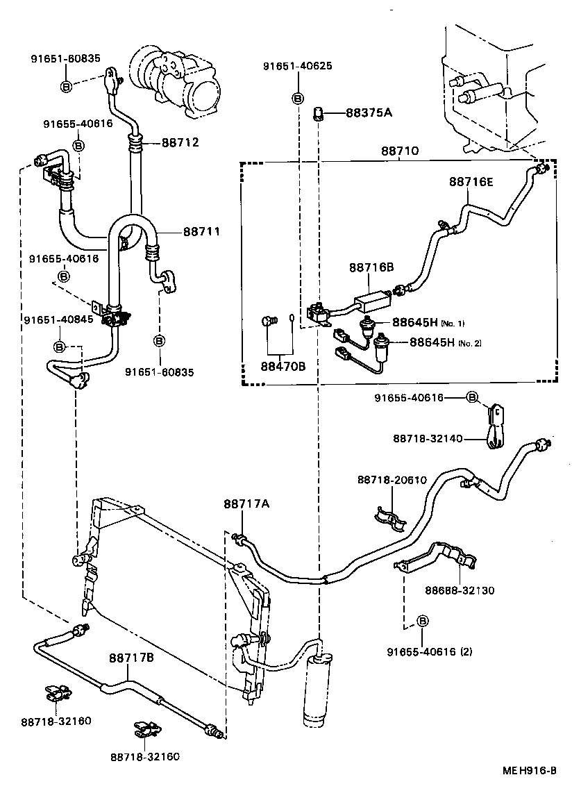 88460-32070 CONDENSER ASSY, COOLER product image