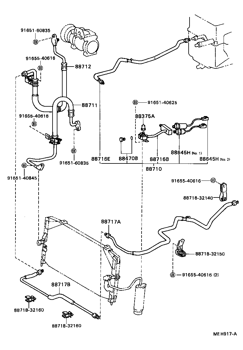 88460-32070 CONDENSER ASSY, COOLER product image