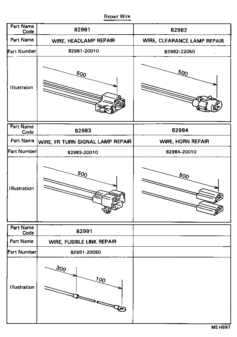 82151-32330 WIRE, FRONT DOOR, RH product image