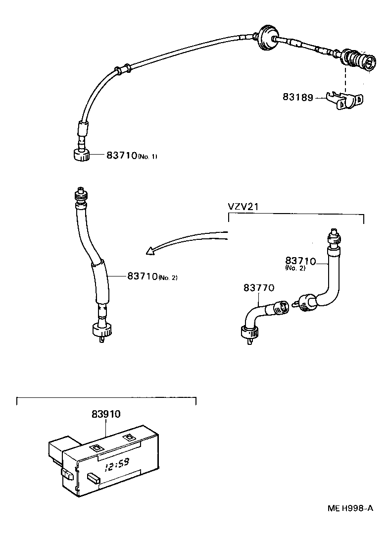 83131-32490 DIAL, METER, NO.1 product image