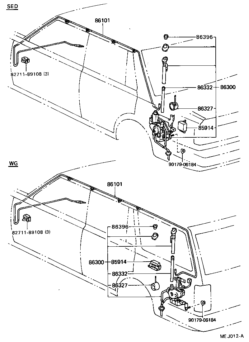 86101-32020 CORD SUB-ASSY, ANTENNA product image
