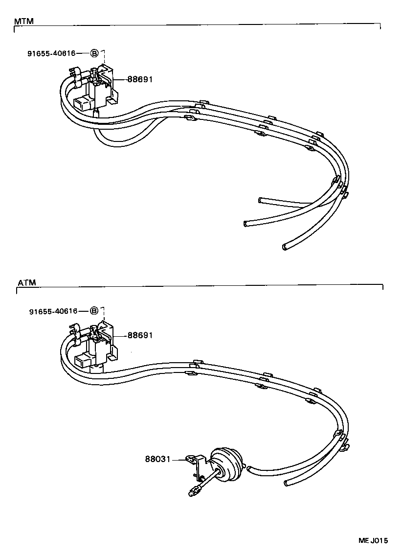 88690-32290 VALVE, MAGNET (FOR IDLE UP DEVICE) product image