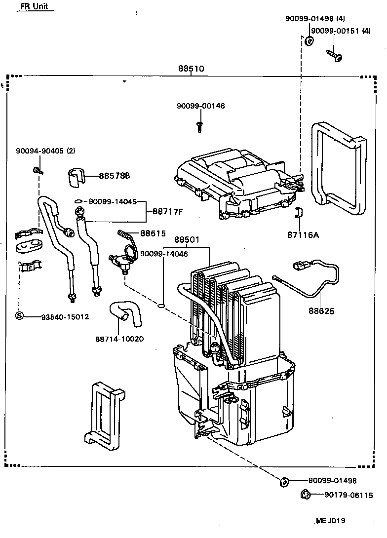 88605-95D09 HARNESS SUB-ASSY, COOLER WIRING, NO.1 product image