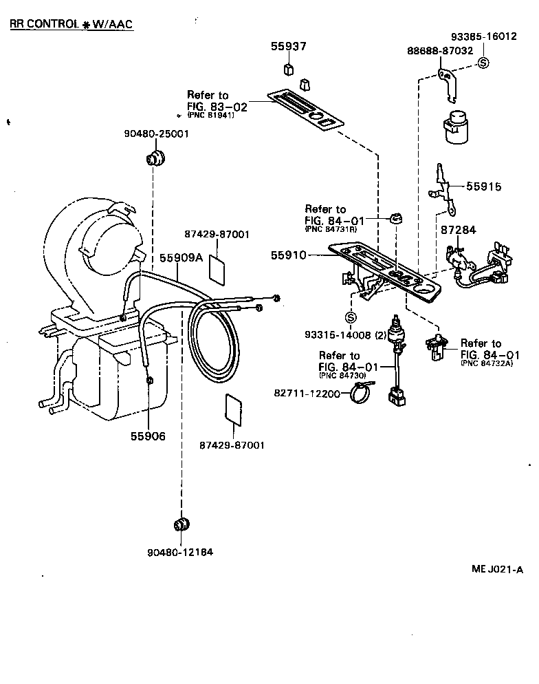 87202-87003 DUCT, HEATER AIR product image