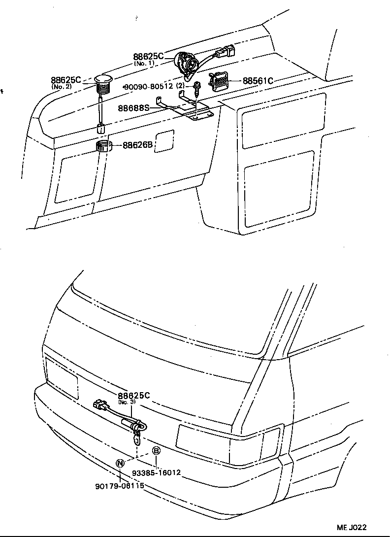 87202-87003 DUCT, HEATER AIR product image