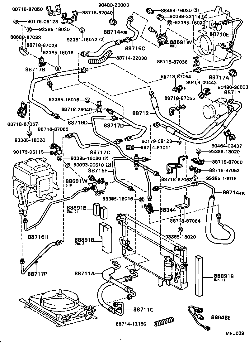 88461-95D02 CORE, COOLER CONDENSER product image