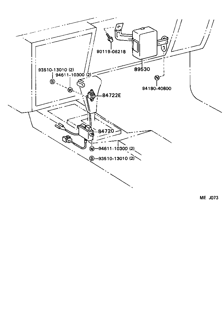 89530-22280 COMPUTER ASSY, TRANSMISSION CONTROL product image