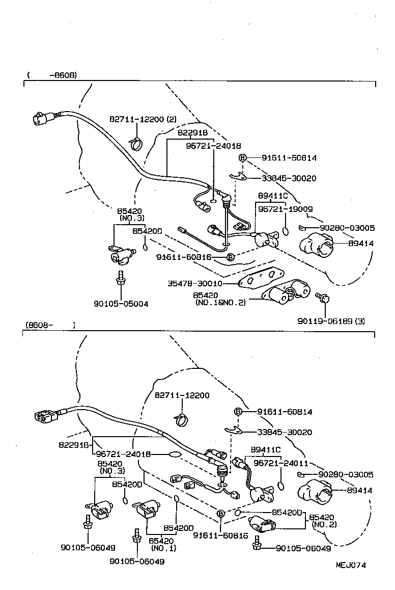 89530-22280 COMPUTER ASSY, TRANSMISSION CONTROL product image
