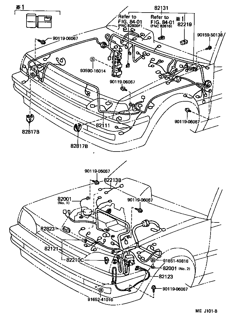 82121-10112 WIRE, ENGINE product image