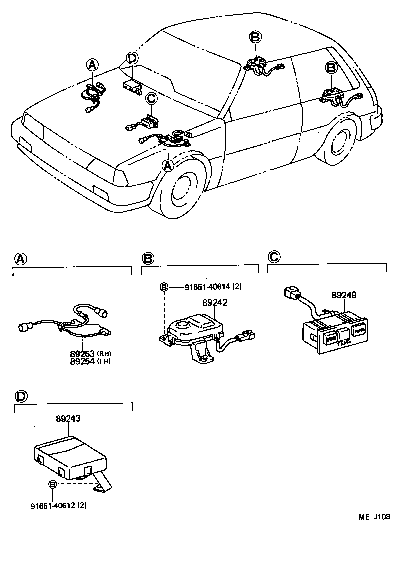 89243-10010 COMPUTER, ABSORBER CONTROL product image