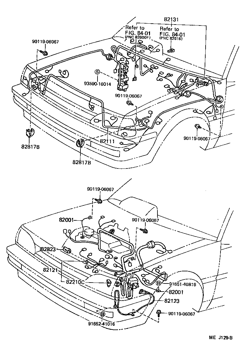 82121-10160 WIRE, ENGINE product image