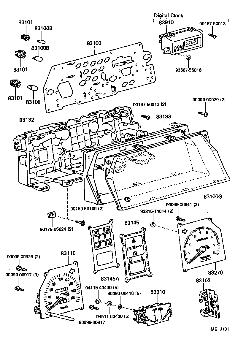 83180-16010 DETECTOR ASSY, REVOLUTION product image