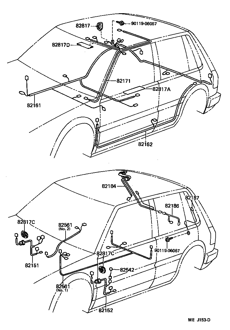 82121-10112 WIRE, ENGINE product image