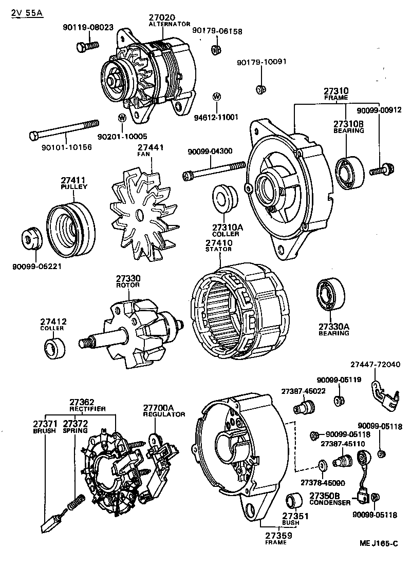 27371-44071 BRUSH, ALTERNATOR product image