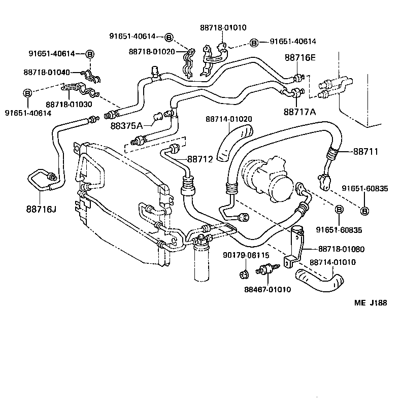 88453-01011 FAN, COOLING (FOR CONDENSER) product image