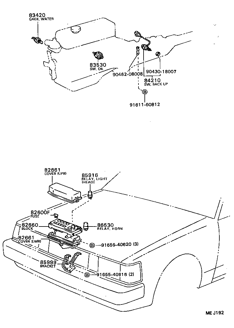 83320-19825 GAGE ASSY, FUEL SENDER product image