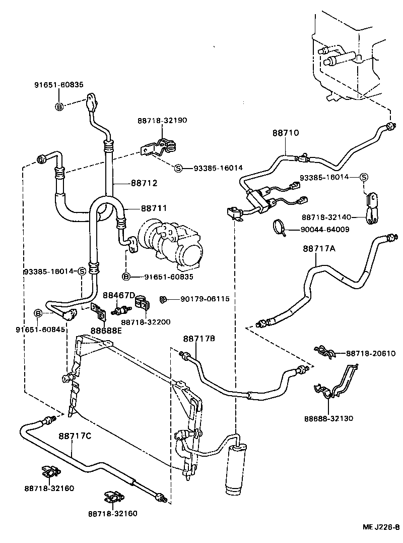 88460-32070 CONDENSER ASSY, COOLER product image