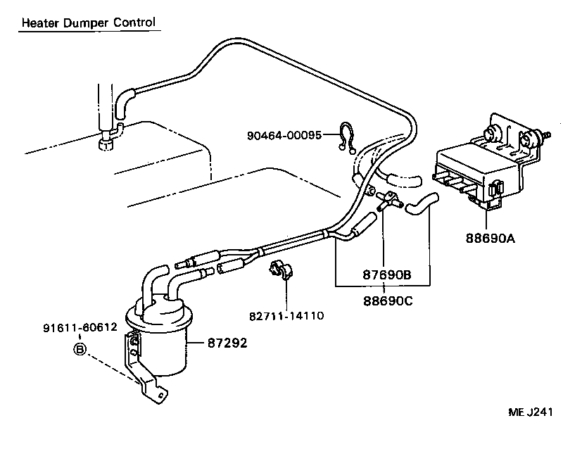 88648-22110 WIRE, AIR CONDITIONER product image