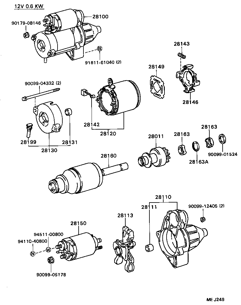 28110-14020 HOUSING ASSY, STARTER DRIVE product image
