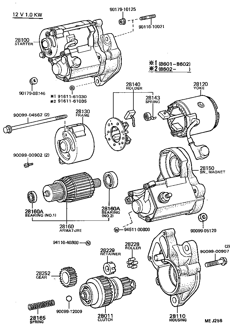 28100-35040 STARTER ASSY product image