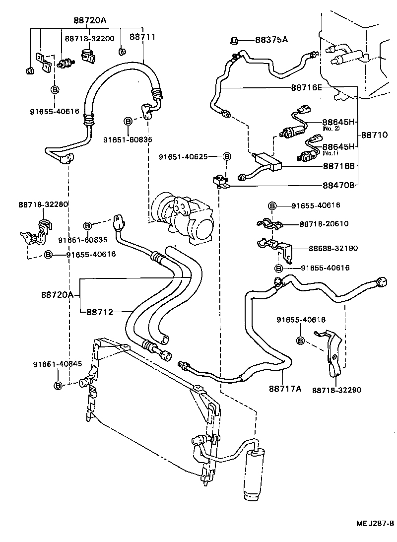 88460-32080 CONDENSER ASSY, COOLER product image
