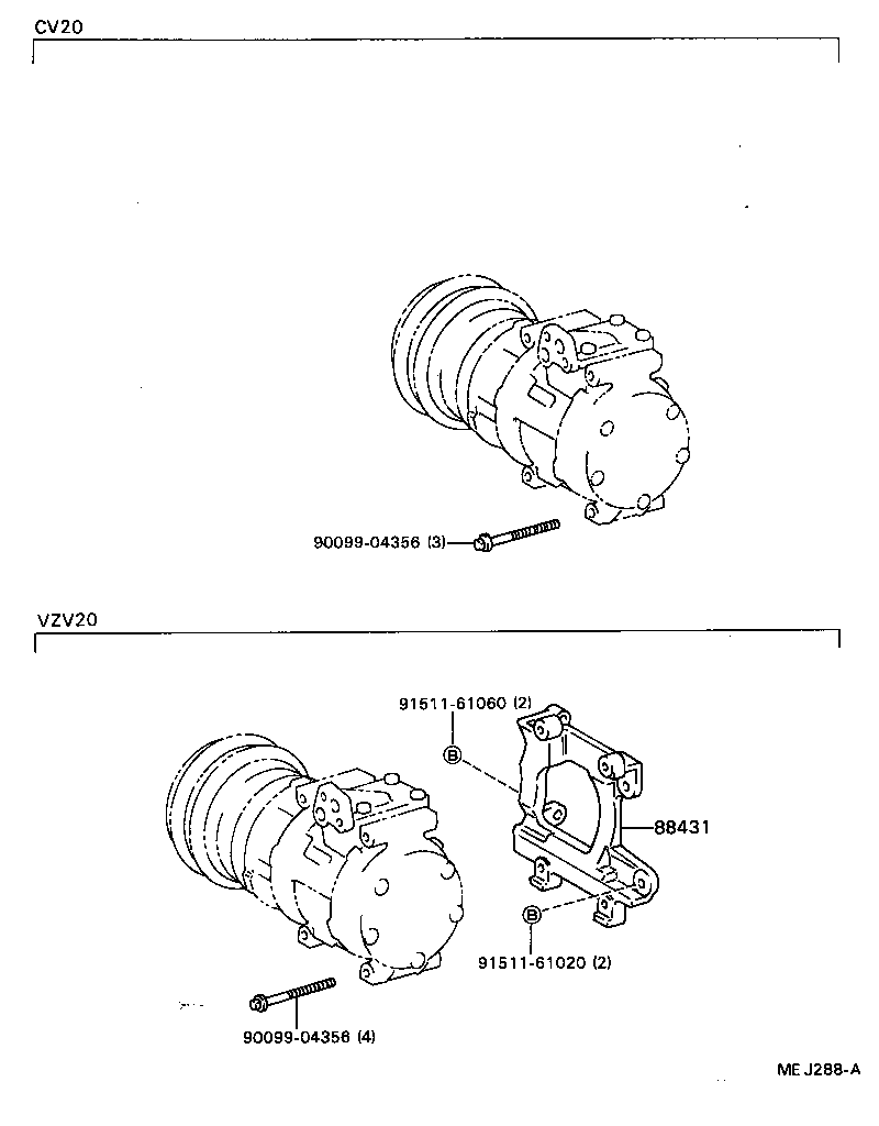 88892-32050 COVER, COOLER COMPRESSOR product image