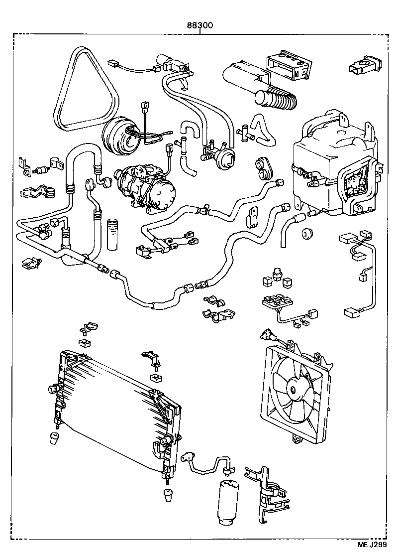 88300-32830 COOLER & ACCESSORY ASSY product image