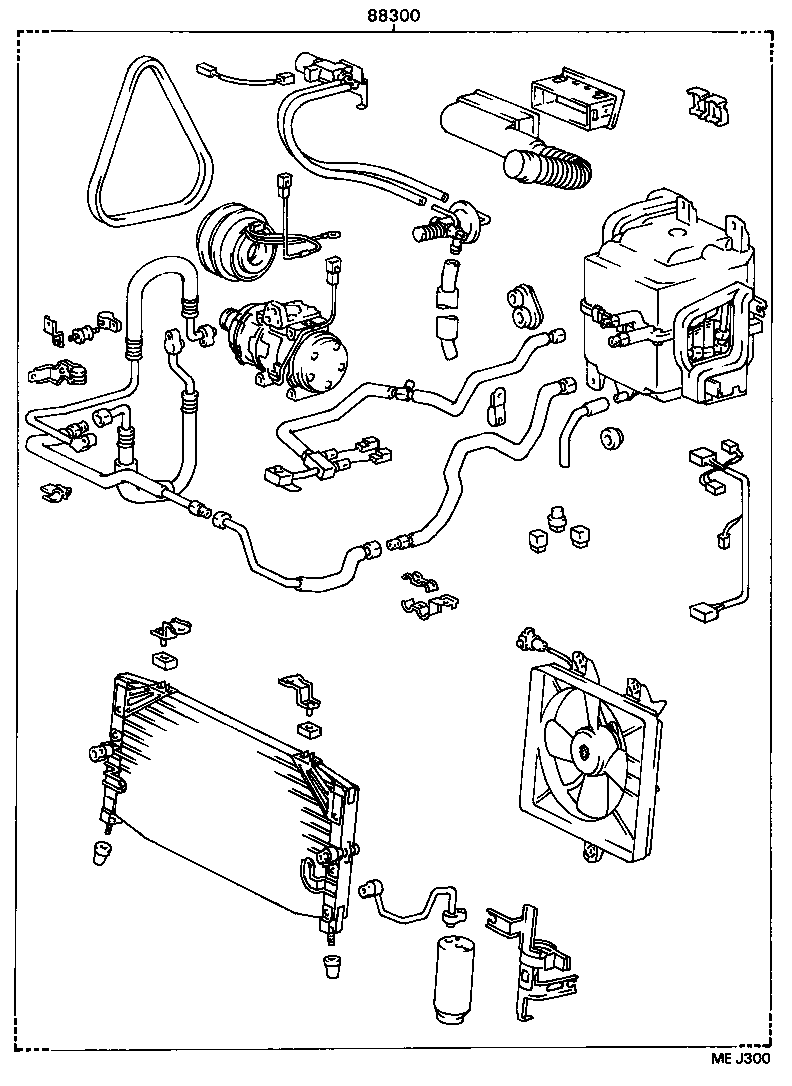 88300-3H021 COOLER & ACCESSORY ASSY product image