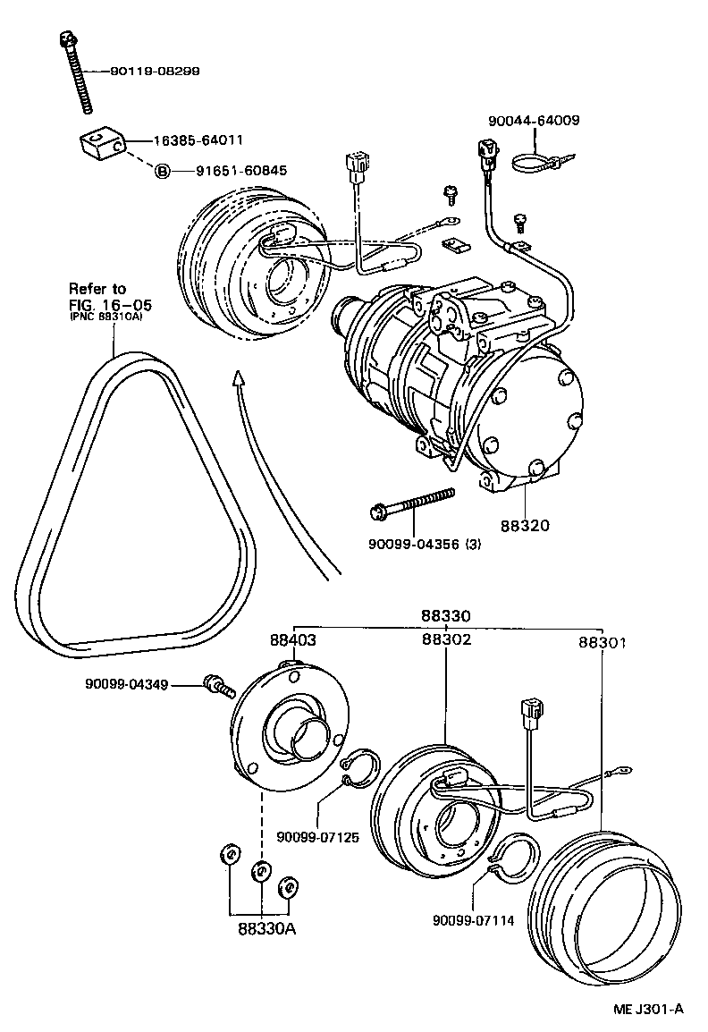 88355-14020 WASHER (FOR MAGNET CLUTCH) product image