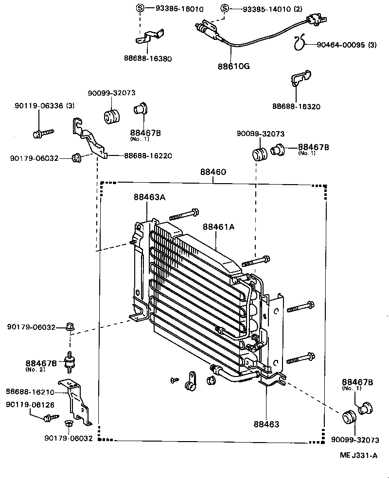 88578-16120 PACKING C (FOR COOLER) product image